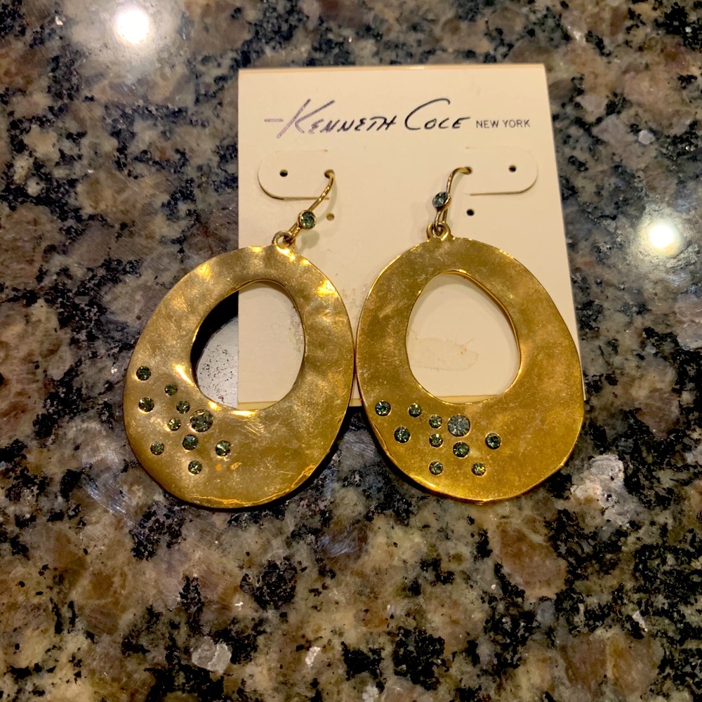 Kenneth Cole Golden Eartings